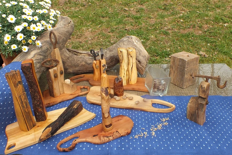 Herstellung Von Salz- Und Pfeffermühlen Aus Holz